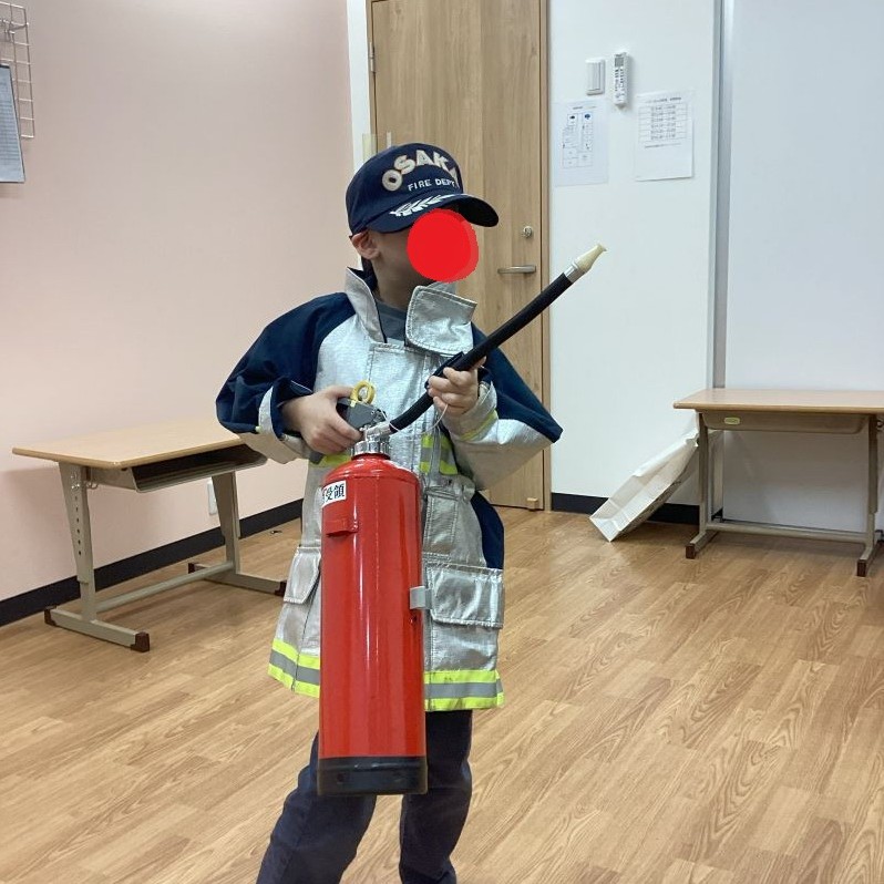 ハビーなんば教室_避難訓練写真　①